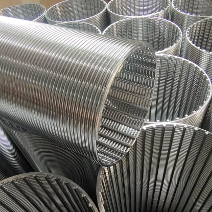 Ss 316l Wedge Wire Mesh Johnson Filter Screen Water Well Screen