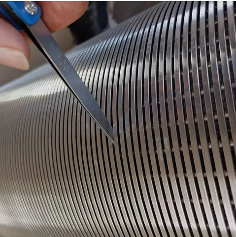 Stainless Steel 304 Mesh Wedge Wire Johnson Screen Tube For Water Well Sand Control