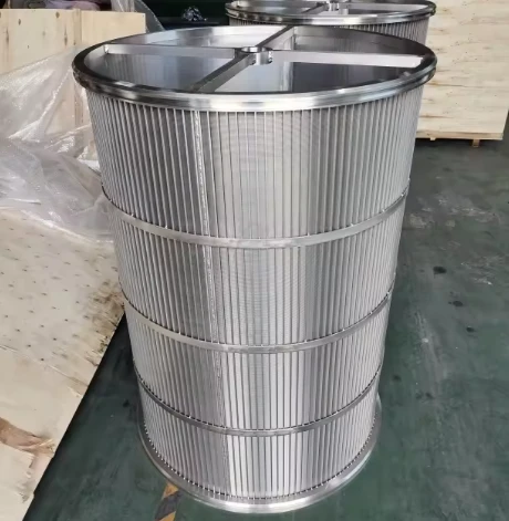Stainless Steel And Hastelloy Alloy Continuous Slot Wedge Wire Screen Automatic Self-Cleaning Strainer For Filter Systems