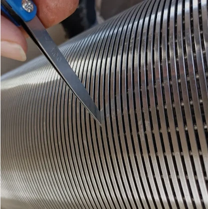 Stainless Steel Mesh Wedge Wire Johnson Screen Tube For Water Well Sand Control