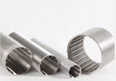 Stainless Steel Wedge Wire Filter Johnson Filter Pipe Johnson Screen Pipe SS316L Well Screen