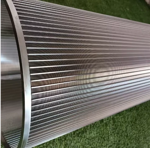 Stainless Steel Wedge Wire Screen Waste Water Treatment Filter For Pulp Drum Filter Fish Farm Rotary
