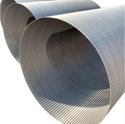 Wedge V Slotted Wire Stainless Steel 316 Sieve Cylinder Johnson Screen Filter With High Quality